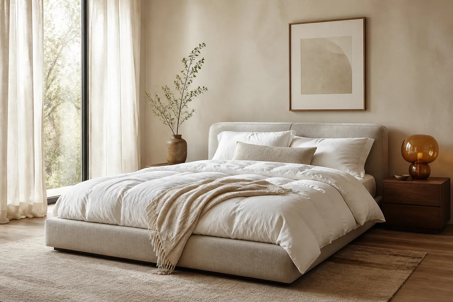 Luma cream lounge chair