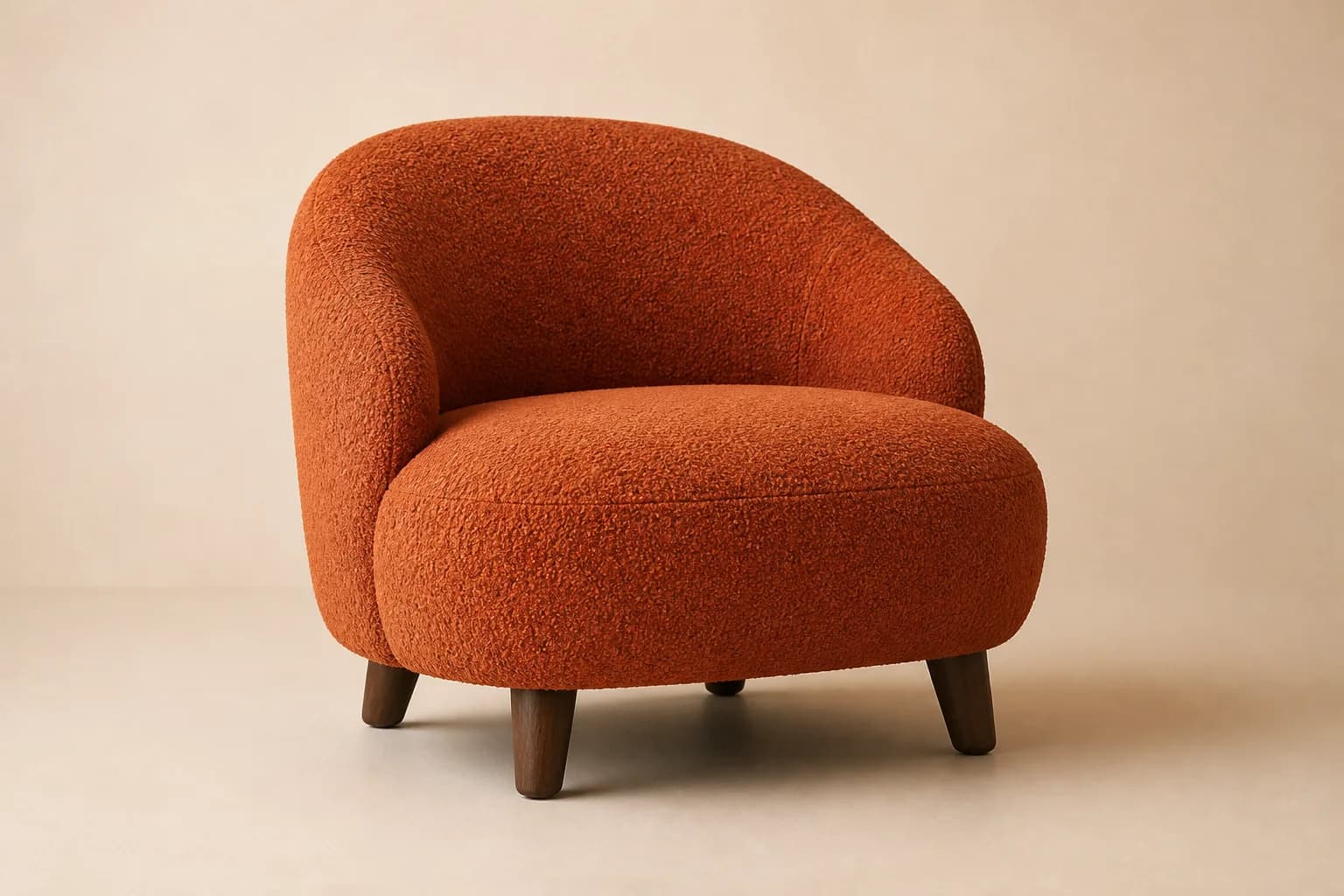 Noma rust lounge chair